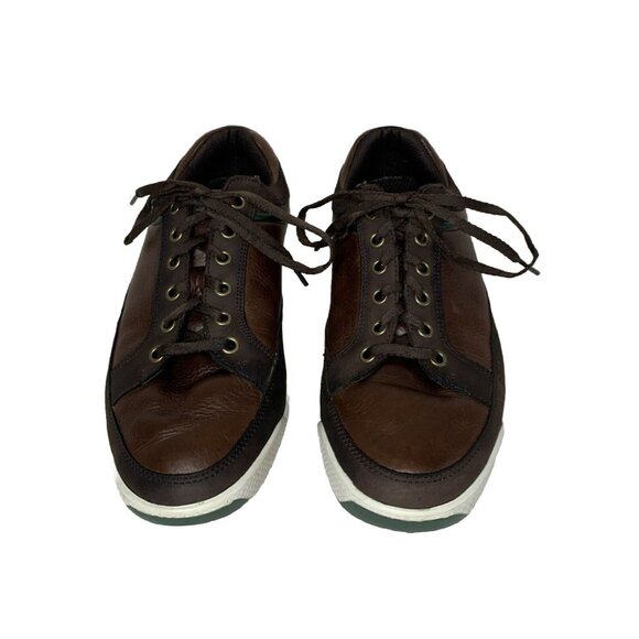 FOOTJOY FJ Contour Men\'s Size 8 M US Brown Leather Spikeless Golf Shoes 54275
